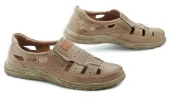 Mateos 933 světle hnědé pánské polobotky
