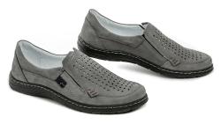 Mateos 943 šedé pánské mokasíny