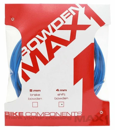 Max1 bowden 4 mm modrý balení 3 m Max1 bowden 4 mm modrý balení 3 m