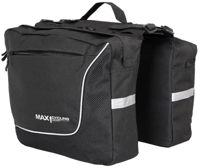 Max1 Courier černá dvoubrašna na nosič