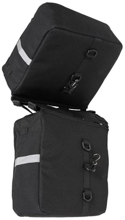 Max1 Courier černá dvoubrašna na nosič