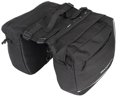 Max1 Courier černá dvoubrašna na nosič