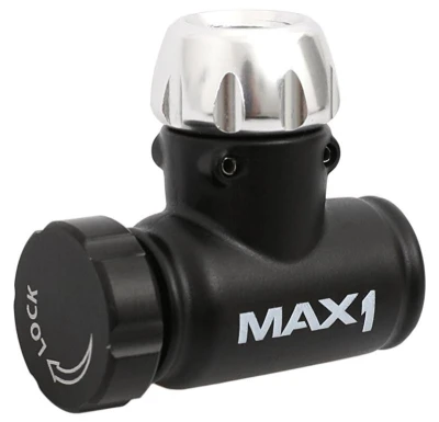 Max1 Air Evo CO2 černo-stříbrná bombičková hustilka