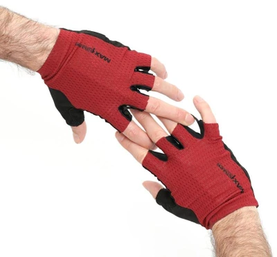 Max1 Ryder bordeaux S krátkoprsté rukavice