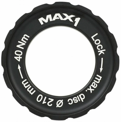 Max1 matice pro kotouč Center Lock pro vnější klíč Max1 matice pro kotouč Center Lock pro vnější klíč