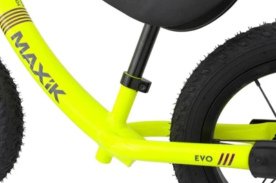 Max1 MAXÍK Evo Lite fluo žluté/fialové dětské odrážedlo