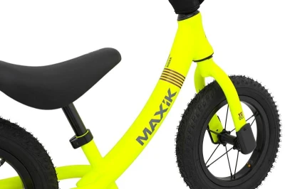 Max1 MAXÍK Evo Lite fluo žluté/fialové dětské odrážedlo