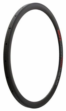Max1 Premium Carbon Road 38 mm/20 děr tubular černý ráfek na kolo