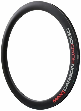 MAX1 Premium Carbon Road Disc černý 50 mm/24 děr clincher 28 mm ráfek