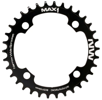 Max1 Narrow Wide 34z černý převodník