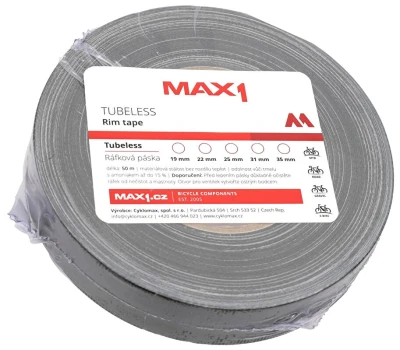 Max1 ráfková páska Tubeless 31 mm 50m