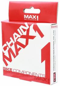 Max1 řetěz 12 speed, 126L, stříbrný, se spojkou