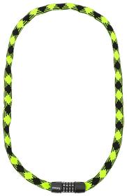 Max1 řetězový zámek Twist kódový 3,2x1200 mm zeleno/černý