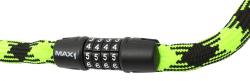 Max1 reťazový zámok Twist kódový 3,2x1200 mm zeleno/čierny