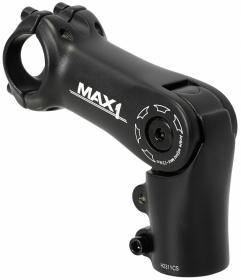 Max1 stavitelný představec 90/90°/31,8 mm černý