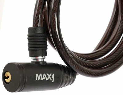 Max1 zámek spirála 1200x8 mm černý