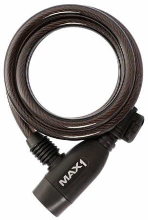 Max1 zámek spirála 1500x10 mm 4klíče Max1 zámek spirála 1500x10 mm 4klíče