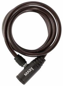 Max1 zámek spirála 1500x8 mm černý Max1 zámek spirála 1500x8 mm černý