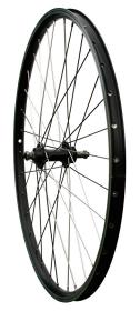 Max1 zapletené kolo 26" V-brake zadní, ložiska, závit, černé/stříbrné Max1 zapletené kolo 26" V-brake zadní, ložiska, závit, černé/stříbrné