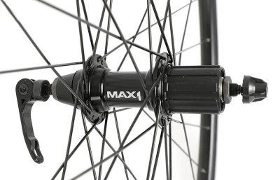 Max1 zapletené kolo 28/29[34] V-brake zadní 8-11sp. černé