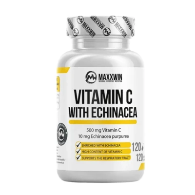 MaxxWin Vitamin C 500 + Echinacea 120 kapslí
