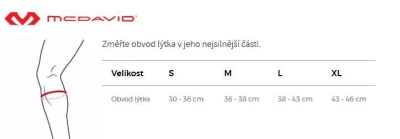 McDavid 441 Calf sleeve bandáž lýtka