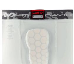 McDavid 7374 Hex Thudd 5-Pad 3/4 Tight White kompresní spodky