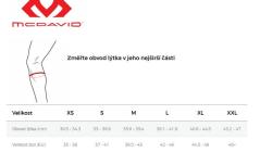 McDavid 8842 ACTIVE Elite Compression Socks POUZE XXL - černá/červená (VÝPRODEJ)