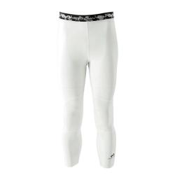 McDavid Compression 3/4 Tight With Dual Layer Knee Support White POUZE L - bílá (VÝPRODEJ)