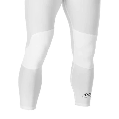 McDavid Compression 3/4 Tight With Dual Layer Knee Support White POUZE L - bílá (VÝPRODEJ)