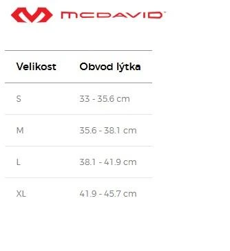 McDavid X609 Dual kompresní návlek na lýtko