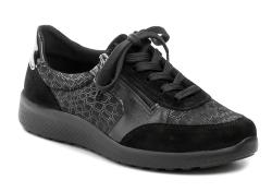 Medi Line 103-024 černé dámské zdravotní boty šíře K
