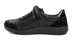 Medi Line 103-024 černé dámské zdravotní boty šíře K