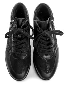 Medi Line 110-025 čierne dámske zdravotné topánky šírka K