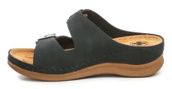 Medi Line 152-024 černé dámské zdravotní pantofle