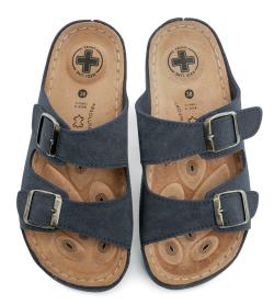 Medi Line 4123-020 navy pánske zdravotné papuče