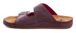 Medi Line 4127-020 bordó dámske zdravotné papuče