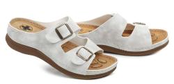 Medi Line 4617-S001 biele dámske zdravotné papuče