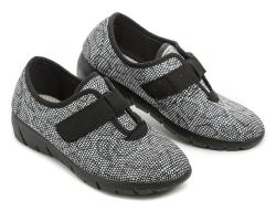 Medi Line 556-22 černo bílé dámské zdravotní boty