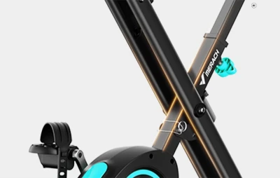 Merach MR-S14L2 X-Bike černý rotoped s tyrkysovými detaily