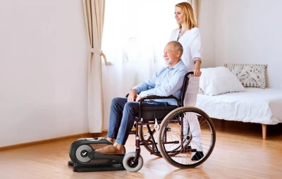 Merach MR-E32B1 černý mini eliptický trenažér