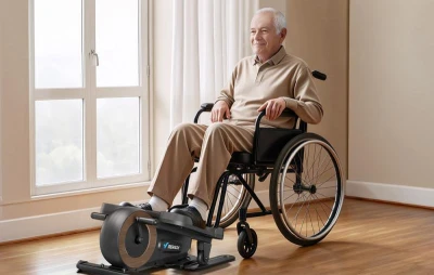 Merach MR-E43B1 černý mini eliptický trenažér