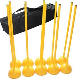 Merc sport Agility tréninkový set START – 10 tyčí se základnou a taškou Merc sport Agility tréninkový set START – 10 tyčí se základnou a taškou