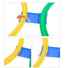 Merc sport Agility tvary – spojovací sada čtverce a trojúhelníky (20 dílů + klipy)