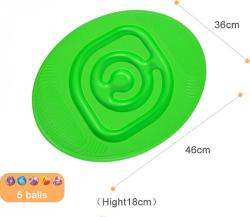 Merc sport Balanční deska ovál – bludiště s kuličkou-zelený Merc sport Balanční deska ovál – bludiště s kuličkou-zelený