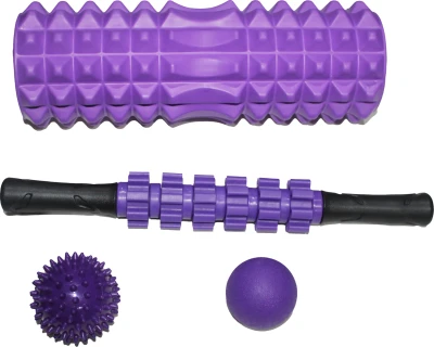Merc sport Masážní roller set 4v1 – fialový Merc sport Masážní roller set 4v1 – fialový