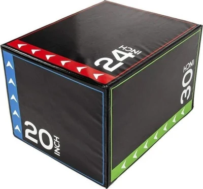Merc sport Plyometrický Jump Box 3v1 – měkký pěnový box