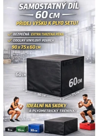 Merc sport Plyometrický box – díl 60 cm