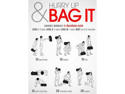 Merc sport Power Bag 10 kg – černo-červený