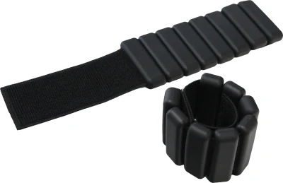 Merc sport Silikonové zátěžové náramky 2× 450 g – černé